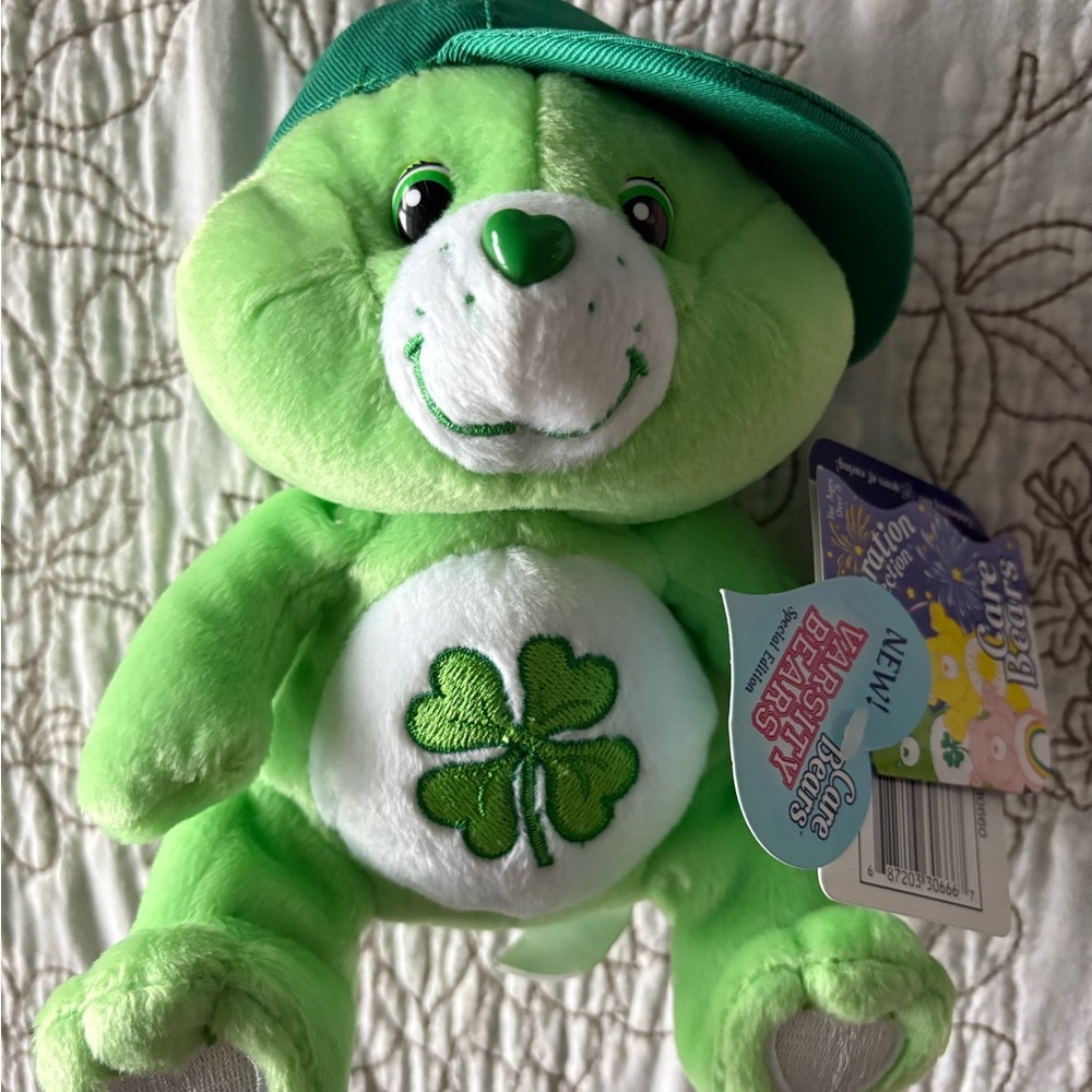 NWT / Care Bears / Varsity Celebration / Good Luck Bear / 20th Anniversary